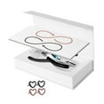 thumbnail image 4 of Kit de pulsera permanente, regalos para parejas, portátil con alicates, fabricación de pulseras de joyería para playa, cumpleaños, aniversario de boda 1 negro 1, 4 of 8