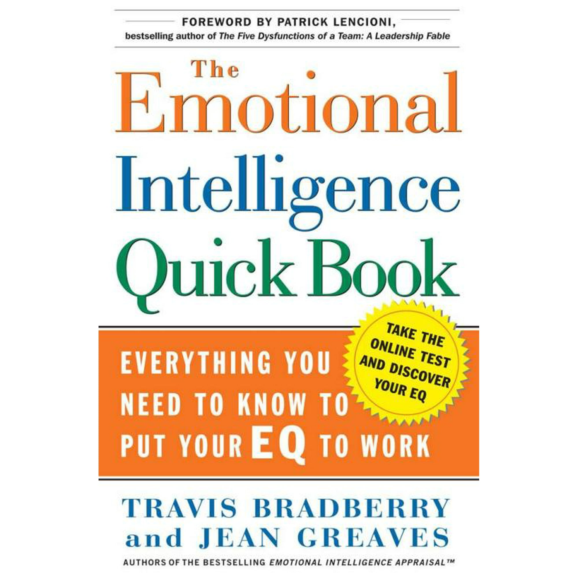 Emotional Intelligence Quickbook Travis Bradberry Jean Greaves Hardcover Walmart Canada