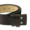 thumbnail image 3 of Cinturones de vestir casuales Colco para hombre de cuero sin hebilla 2x, 3 of 7