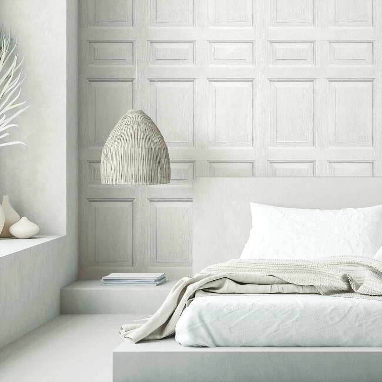 Beveled Wood Paneling Peel & Stick Wallpaper