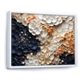 thumbnail image 2 of Designart "Collage Of Blue And White Coral Blossoms II" Coastal Coral Under Water Floater Framed Canvas Wall Art, 2 of 5