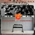 thumbnail image 6 of BalanceFrom 2-Tier Easy-Grab Dumbbell Rack Multi-Level Weight Storage Organizer for Home Gym, 600-Pound Capacity, 6 of 6
