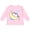 AD-Pink, variant on Inktastic Unicorn Moon Girls Long Sleeve Toddler T-Shirt