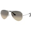 Ray Ban RB3025 AVIATOR LARGE METAL 003/32 55M Silver/Gray Gradient Sunglasses For Men For Women