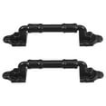thumbnail image 2 of SHISUYAN 2pcs Heavy Duty Barn Door Handle Replacement Handle No Punch Handle Gate Handle For Sliding Doors Cabinets Wardrobes Drawers Garages, 2 of 9