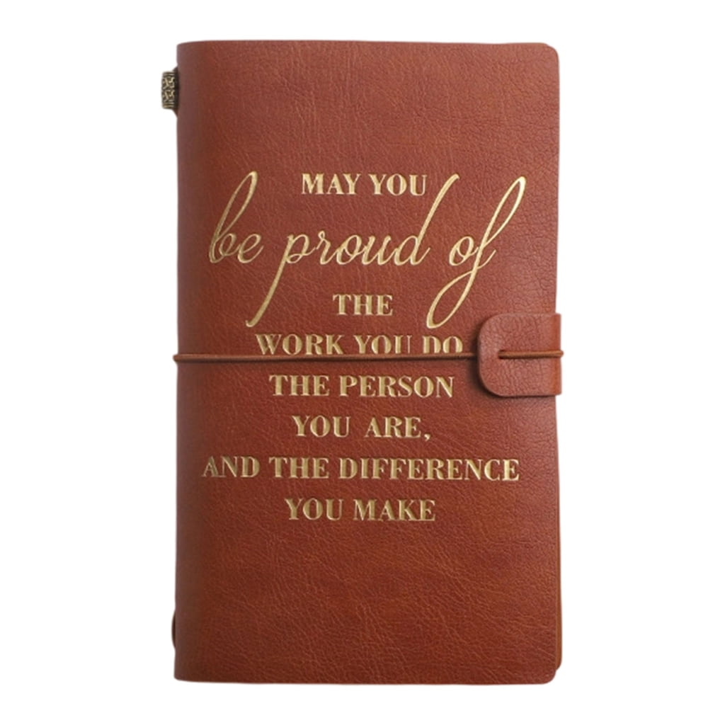 A6 Business Notebook Creative Notebook Meeting Notepad PU Cover Journal Notebook