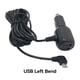 thumbnail image 3 of sweethay Mini USB para coche, conector pequeño multifunción, ligero, plegable, fácil almacenamiento, Cable de carga, entrada de Trazadores de navegación Curva izquierda USB, 3 of 6
