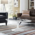 thumbnail image 5 of Modway Lippa 48" Oval-Shaped MDF Wood Top Coffee Table in White, 5 of 6