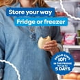 thumbnail image 5 of Smucker’s Uncrustables Bright-Eyed Berry Morning Protein Snacks, Peanut Butter & Strawberry Jam Sandwiches on Wheat Bread, 8 Count, 2.8 oz Each (Frozen), 5 of 10