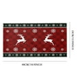 Christmas Placemats For Dining Table Set Of 4 Snowflake Buffalo Plaid