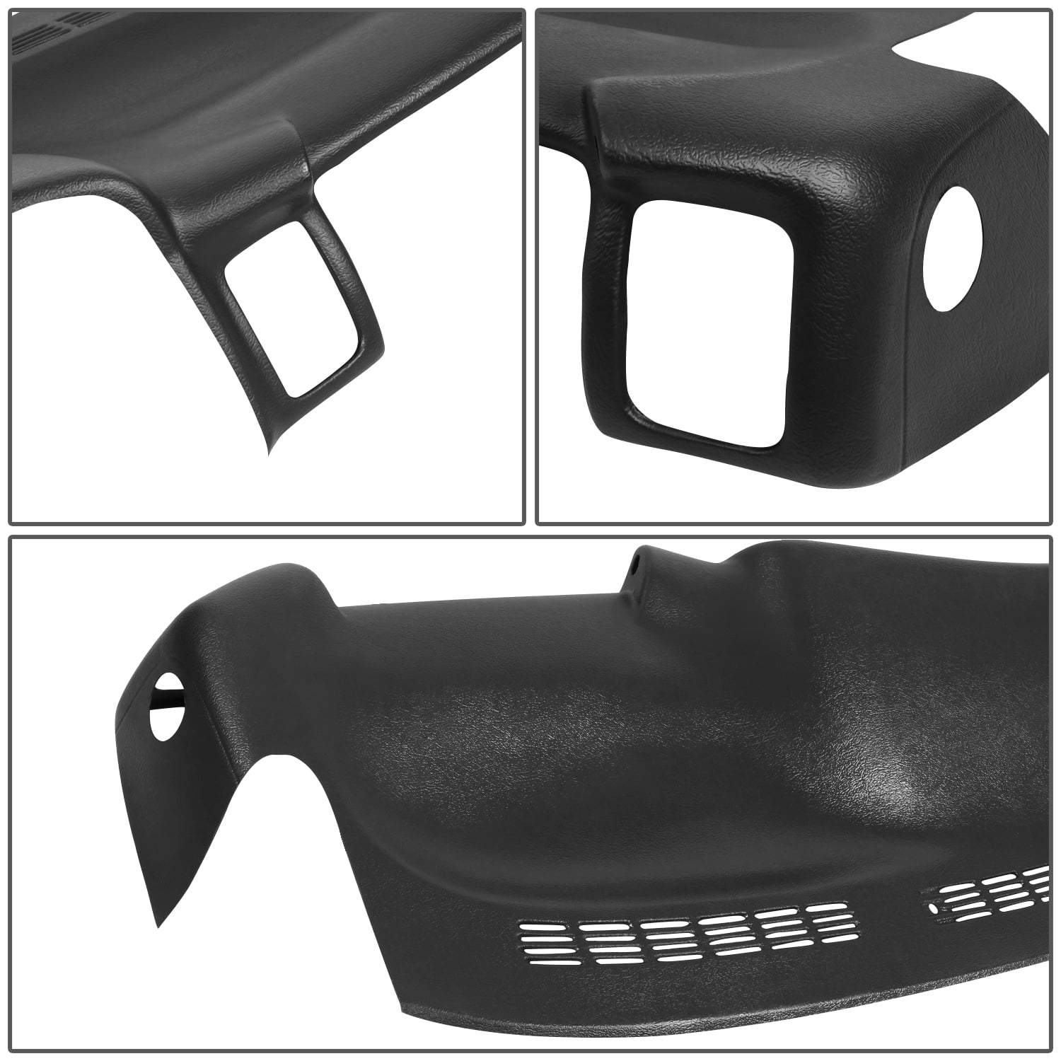 DNA Motoring ZTL-Y-0285 For 1999-2006 Chevy Silverado GMC Sierra Molded Dash Cap Cover Bezel Overlay