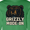 thumbnail image 4 of Inktastic Grizzly Bear Long Sleeve T-Shirt, 4 of 5