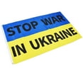 thumbnail image 3 of Bandera Nacional De Ucrania, Poliéster Portátil Pongee Bandera De Ucrania 3 X 5 Pies Para Hablar En Público ANGGREK Fade Resistant Ukraine Flag, 3 of 8