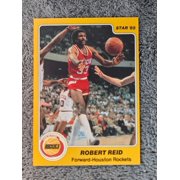 Collectible 1984 Star Robert Reid #247 Houston Rockets Basketball Card Houston Rockets NBA Basketball Trading Card