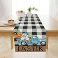 thumbnail image 5 of Easter Table Runner,Table Runners for Dinner,Polyester Linen Spring Table Runner with Colorful Eggs Print,Farmhouse Easter Decor for Dining Table,Kitchen,Holiday Parties,12.99"×47.24", 5 of 7