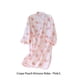 thumbnail image 2 of Minnieouse Albornoz con estampado de melocotón para mujer, Kimono de estilo japonés, camisón de crepé de algodón, ropa de dormir holgada Pijama Rosa L, 2 of 6