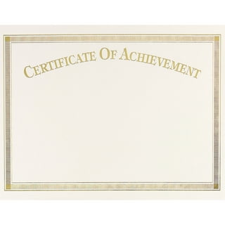 96 Sheets Certificate Paper for Printing with Navy Blue Floral Border for  Graduation Diploma, Achievement Awards (8.5 x 11 In)