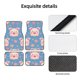 thumbnail image 4 of Balery Cute Pig Flowers Juego de 4 Alfombrillas para Auto, Revestimientos de Caucho Resistente, Diseño Antideslizante, 4 of 7