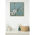 thumbnail image 5 of Kate and Laurel Sylvie It Could Have Gone Two Ways They Said Framed Canvas Wall Art by Emma Daisy, 22x22 Natural, Simple Floral Botanical Wall Décor, 5 of 6