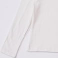 thumbnail image 6 of DJDLJWCJ Big Girls Turtleneck Sweatshirt Solid Color Long Sleeve Pullover Stretch Soft Tops White Size 3-4Years, 6 of 7