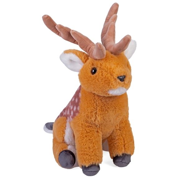 Wild Republic Cuddlekins Sika Deer, Stuffed Animal, 12 inch, Plush Toy, Fill is Spun Recycled Water Bottles