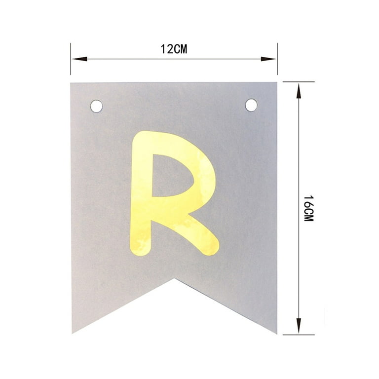 Paper 2024 letter garland