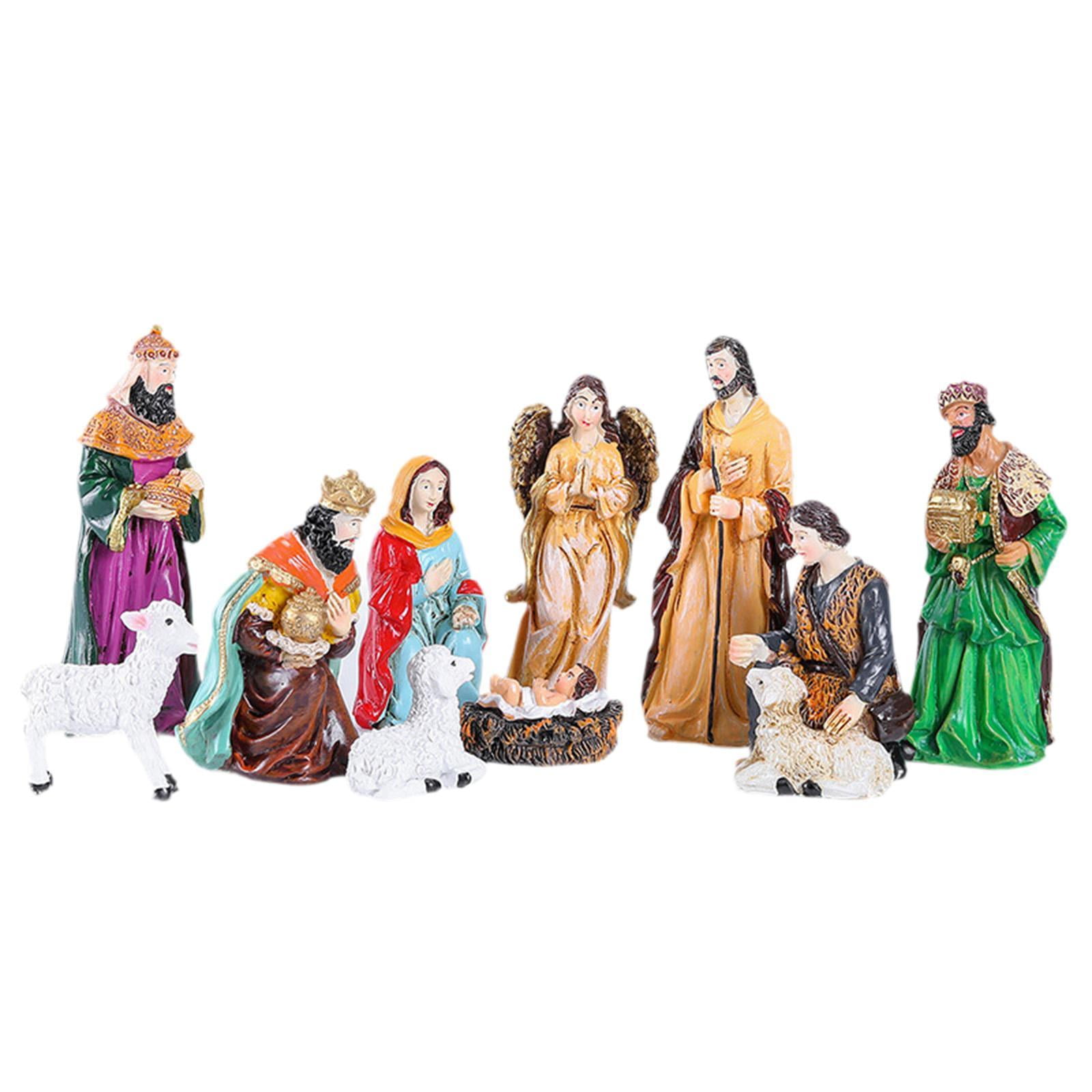 Kit Complet Crèche De Noël Éclairée En Acrylique - Figurines Crèche Décoration Intérieure Festive Figurines Crèche Noël Décoration Kit Complet Crèche De Noël Éclairée En Acrylique - Figurines Crèche Décoration Intérieure Festive Figurines Crèche Noël Décoration
