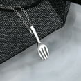 thumbnail image 2 of Pendentif Fourchette en Argent Sterling Collier, 2 of 4