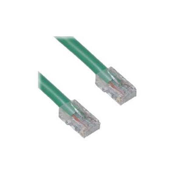 CableWholesale 10X8-15114 Cat6 Green Ethernet Patch Cable, Bootless, 14 foot