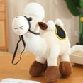 thumbnail image 2 of 14inch Realistic Camel Plush Toy Stuffed Animal Soft Cuddly Desert Mammal Figurine for Home Decor and Family Gifts, 2 of 4