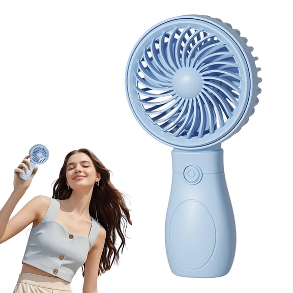 Portable Handheld Mini Fan, 3-Speed Adjustable Cooling Fan for Indoor, Outdoor, Home, School, and Travel