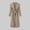 Gray, variant on IUYRTFE Women's Long Wool Blend Coat with Shawl Collar and Self Tie Belt Slim Fit Wrap Winter Overcoat