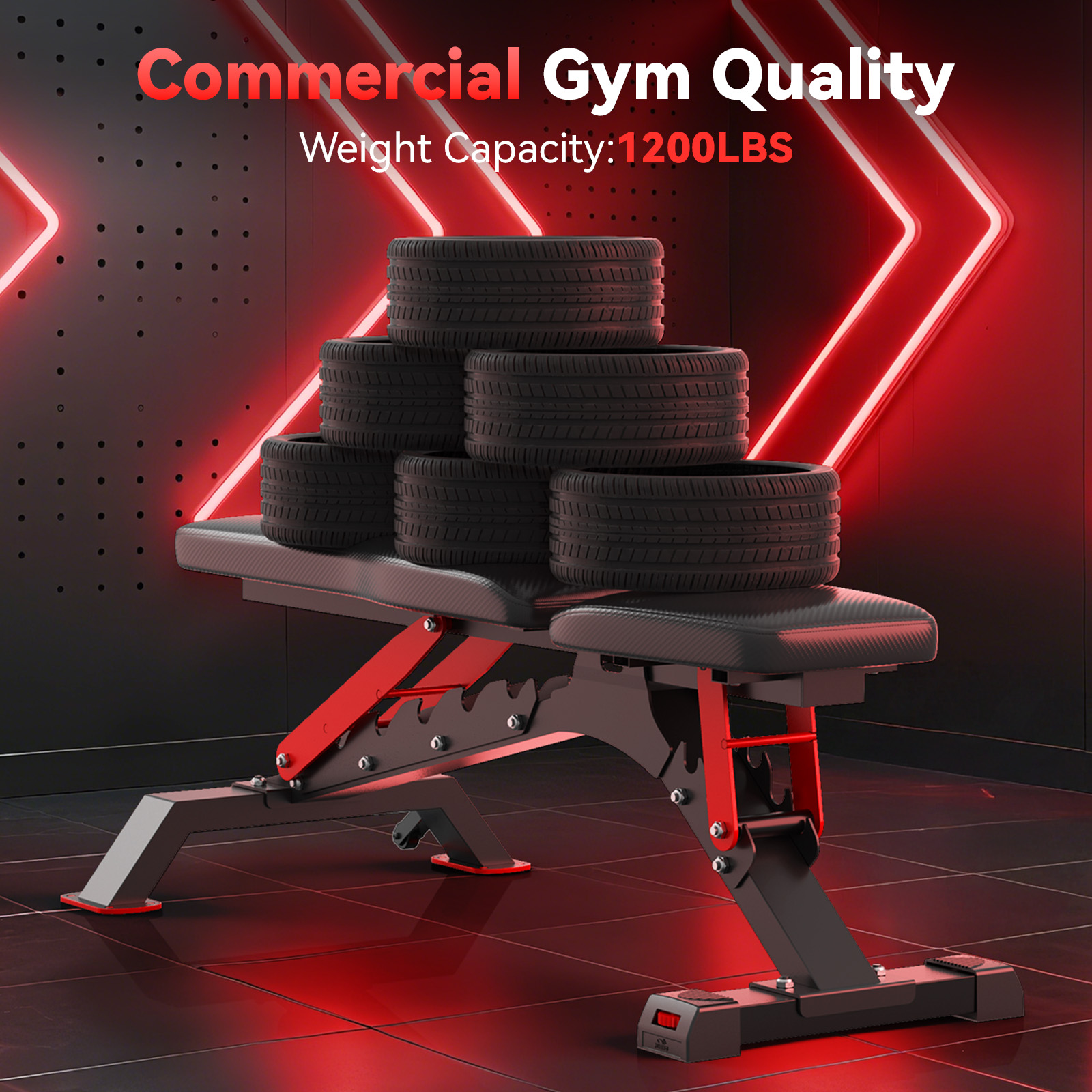 Flybird Weight Bench with 1200 Lb Capacity photo 7