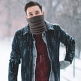 thumbnail image 3 of EQWLJWE Unisex Solid Color Neck Warmer Fleece Knitted Scarves Warmer Fashion Scarf Scarf Holiday Clearance, 3 of 3