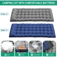 thumbnail image 4 of Cama plegable portátil Slsy para acampar con colchón y almohada de doble cara, tumbona plegable ajustable de 5 posiciones, ideal para piscina, playa, terraza y tomar el sol., 4 of 5