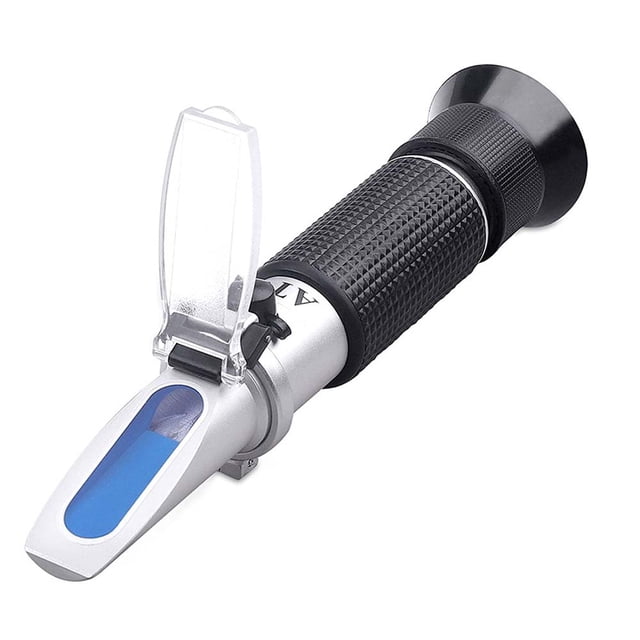 Brix Refractometer , 0-90% Brix Brix Meter Handheld Refractometer, ATC Automatic Temperature Compensation Technology