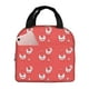 thumbnail image 1 of Easygdp Cartoon Rooster Bolsa Térmica Premium - Tela Oxford Impermeable, Gran Capacidad, Bolsillo Frontal, Unisex para Trabajo, Escuela, Actividades al Aire Libre y Picnics, 1 of 8