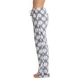 thumbnail image 2 of Just Love Plush Pajama Pants for Women - Petite to Plus Size Sleepwear (Grey - Snowflake, 3X Plus), 2 of 3