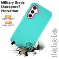 thumbnail image 6 of Njjex Shock Absorption Cell Phone Case for Samsung Galaxy S23 FE 5G, Green, 6 of 7