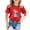 Red, variant on Girls Clothes Cute Graphic Shirts Kids Short Sleeve T-Shirt Ocean Tee Tops Outfits
