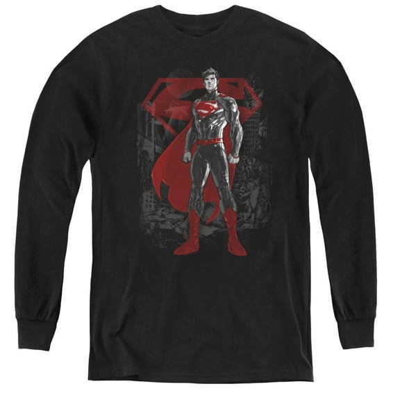 Superman - Aftermath - Youth Long Sleeve Shirt - X-Large