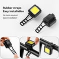 thumbnail image 2 of COB LED Faros delanteros para bicicleta Luces traseras 130LM / 80LM Tipo-C USB recargable (juego), 2 of 5