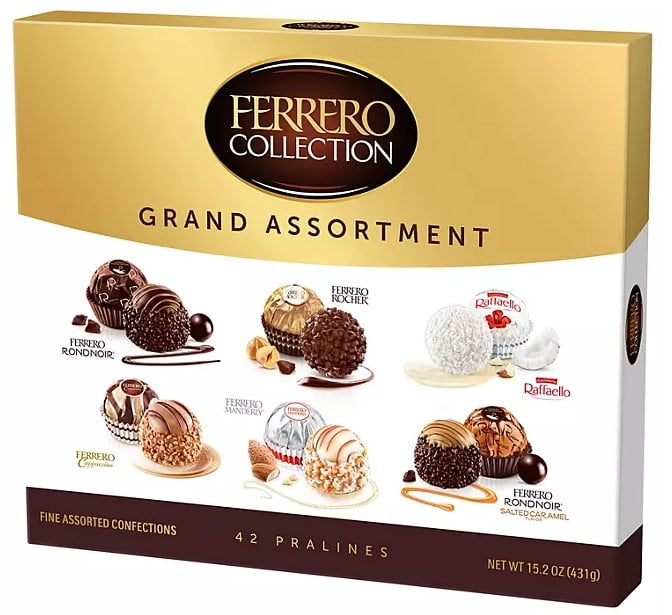 Ferrero Collection Grand Assortment, 42 ct Gourmet Chocolates