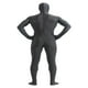 thumbnail image 4 of Traje Zentai Macarena Spandex Elástico Cremallera Espalda Gris, 4 of 6