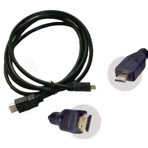 HDMI Data Sync Cable for Canon PowerShot A4000 IS SX240 SX260 HS HDTV TV Cord