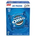 thumbnail image 1 of OREO Chocolate Sandwich Cookies, 20 Original Snack Packs (individually wrapped), 40 Cookies, School Snacks, Lunch Snacks, Birthday Party, 1 of 14