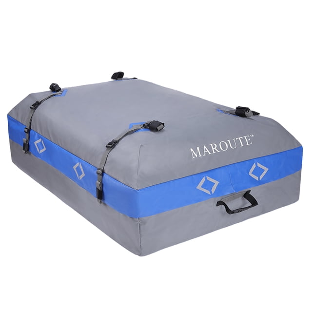 AKDSteel Sac de Transport pour Toit Robuste et Imperméable, Conception Résistante aux Déchirures avec Tapis Antidérapant, Crochets de Porte 4/8 et Sac de Rangement, Ajustement Universel pour Voitures avec Ou Sans Porte-Bagages de Toit
