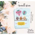 thumbnail image 5 of Darling Souvenir Green Birthday Invitation Card 28 Pcs Fill or Write In Blank Invites Printable Party Supplies 5 x 7 Inches, 5 of 5