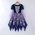 thumbnail image 5 of G`irls Light Up Witch Dress Set, Navy Star Witch Dress with Witch Hat, Star Wand and Candy Bag, Kids Halloween Themed Outfit for Party and Dress Up, 5 of 8