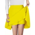 thumbnail image 3 of High Waist Pleat Skirt Preppy A-line Mini Skirt For Spring & Summer Women's Clothing, 3 of 9